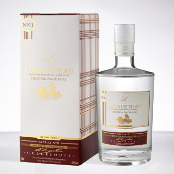 LONGUETEAU - Parcelle n°11 - 2020 - Monovarietale - Einzigartige Parzelle - Weißer Rum - 55° - 70cl