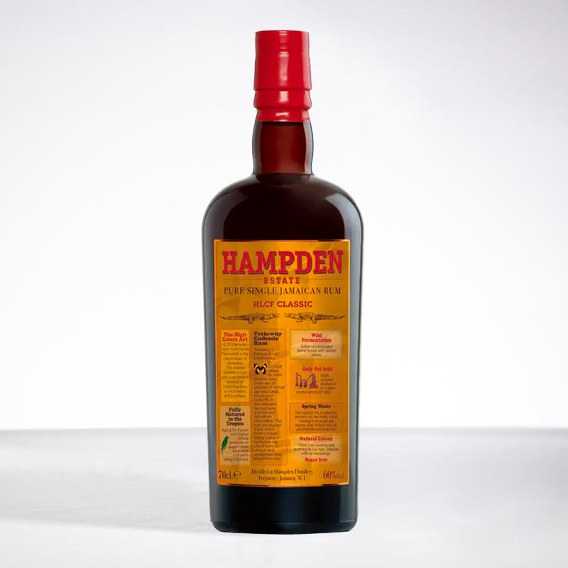 HAMPDEN - HLCF Classic - Overproof - Rhum hors d'âge - 60° - 70cl