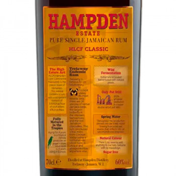 HAMPDEN - HLCF Classic - Overproof - Rhum hors d'âge - 60° - 70cl