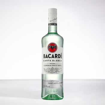 BACARDI - Carta Blanca - Weißer Rum - 37,5° - 70cl