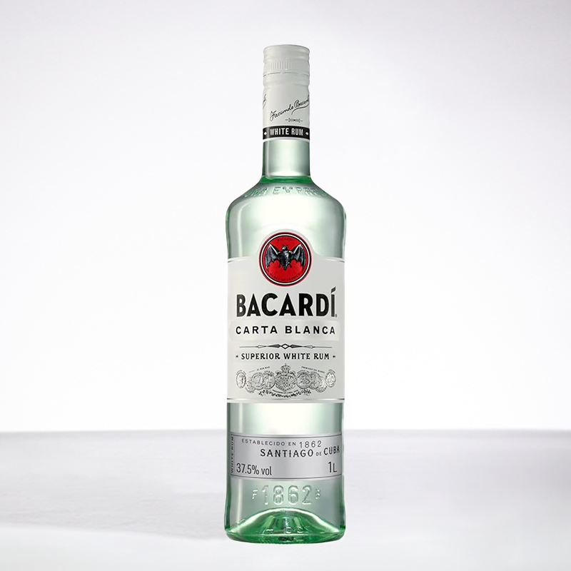 BACARDI - Carta Blanca - Rhum Blanc - 37,5° - 70cl