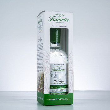 LA FAVORITE - La Digue 2023 -  Rhum blanc - Monovarietal - 52° - 70cl