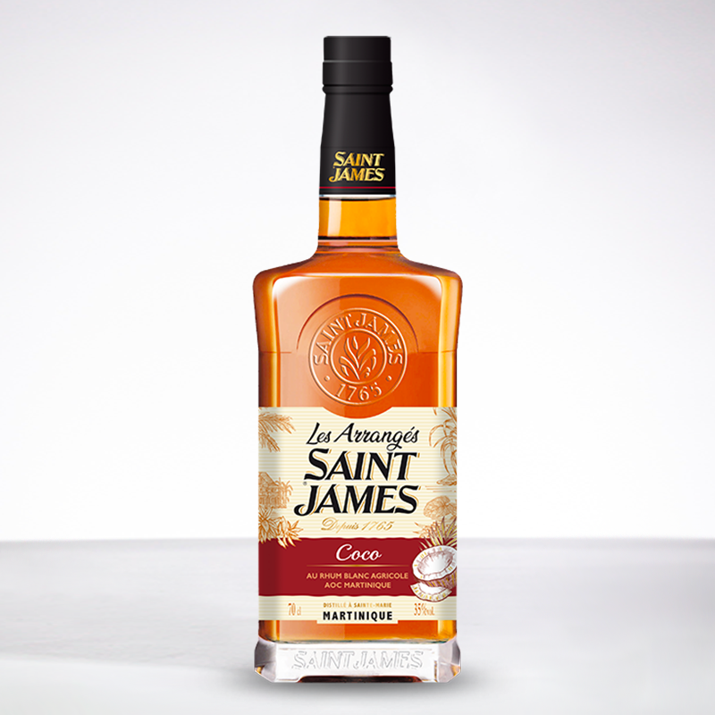 SAINT JAMES - Coconut - Rum mit Früchten - 35° - 70cl